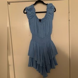 Spring/Summer/Fall Off the Shoulder Rufffle Romper